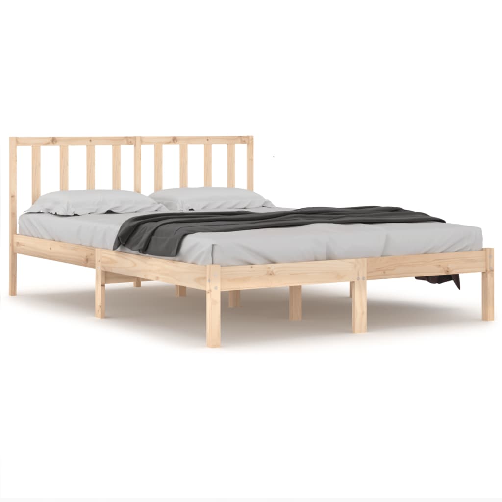 Sengeramme heltre furu 200x200 cm