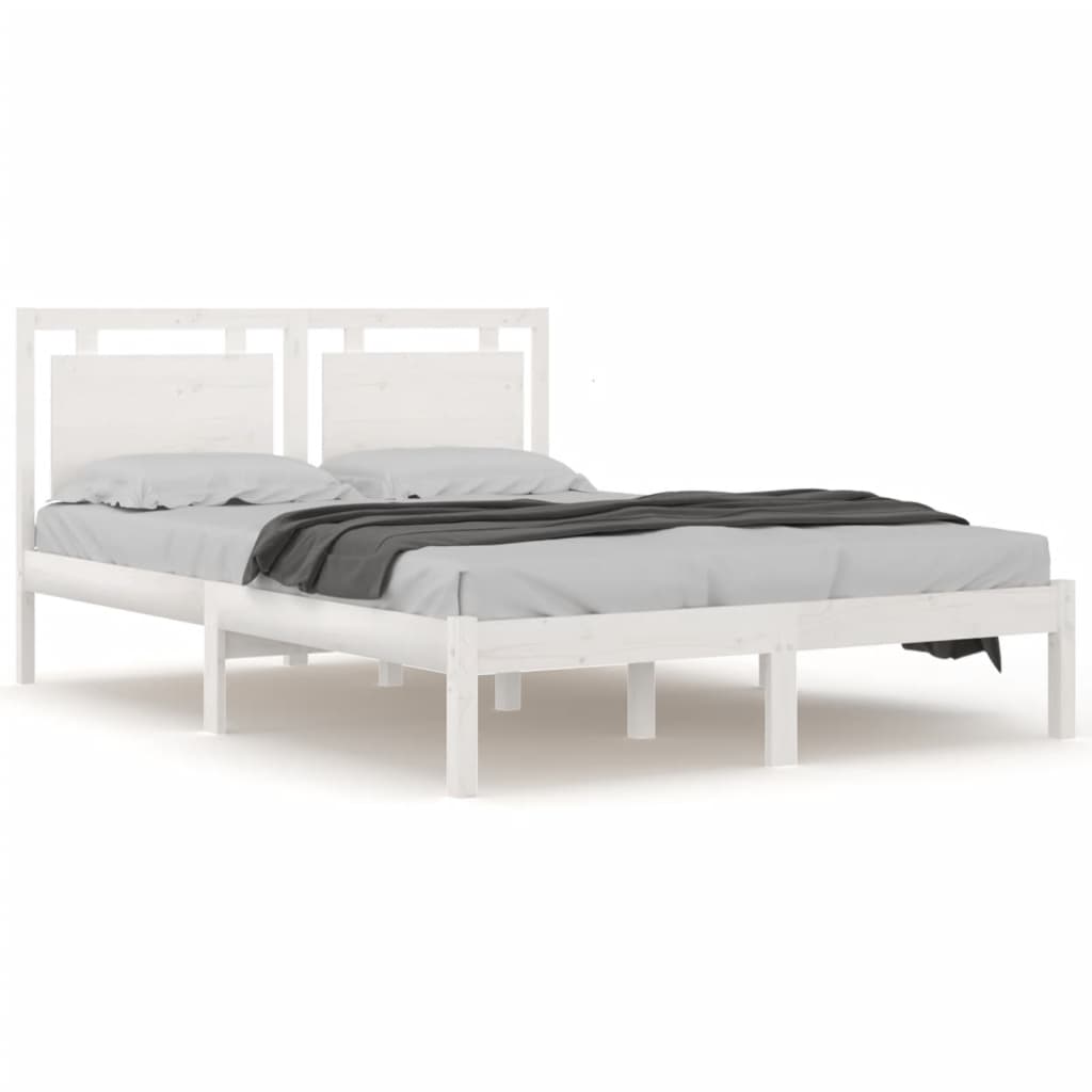Sengeramme hvit heltre200x200 cm