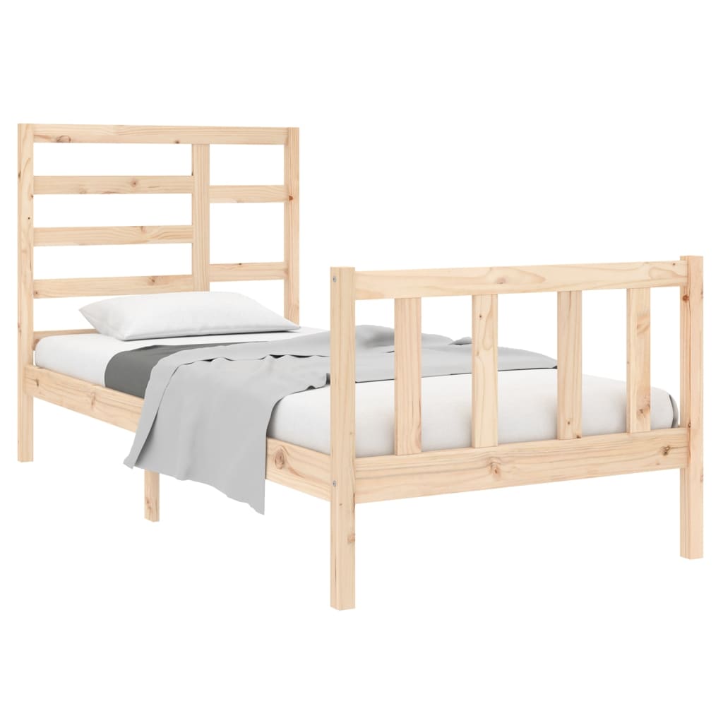 Sengeramme heltre furu 90x190 cm Single