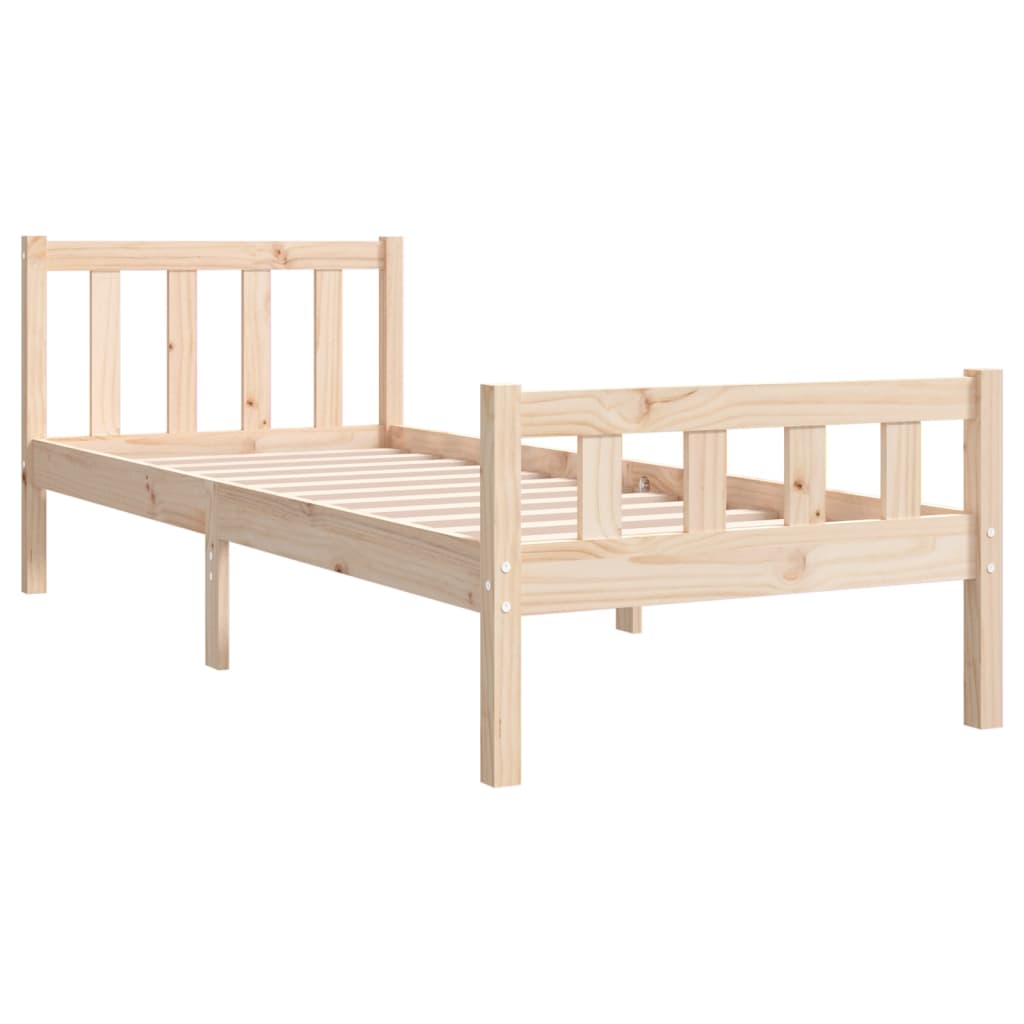 Sengeramme heltre furu 90x190 cm Single