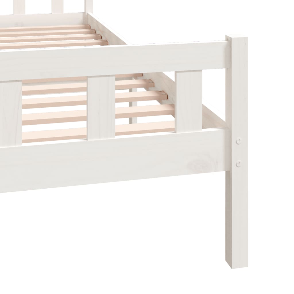 Sengeramme hvit heltre 160x200 cm