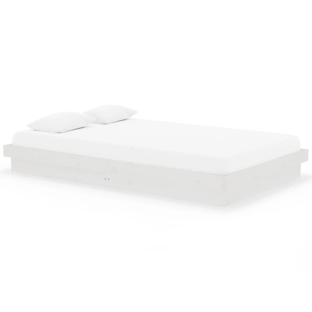 Sengeramme hvit heltre 120x200 cm