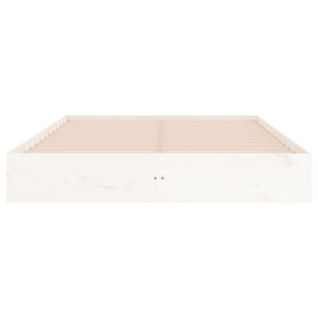 Sengeramme hvit heltre 180x200 cm Super King