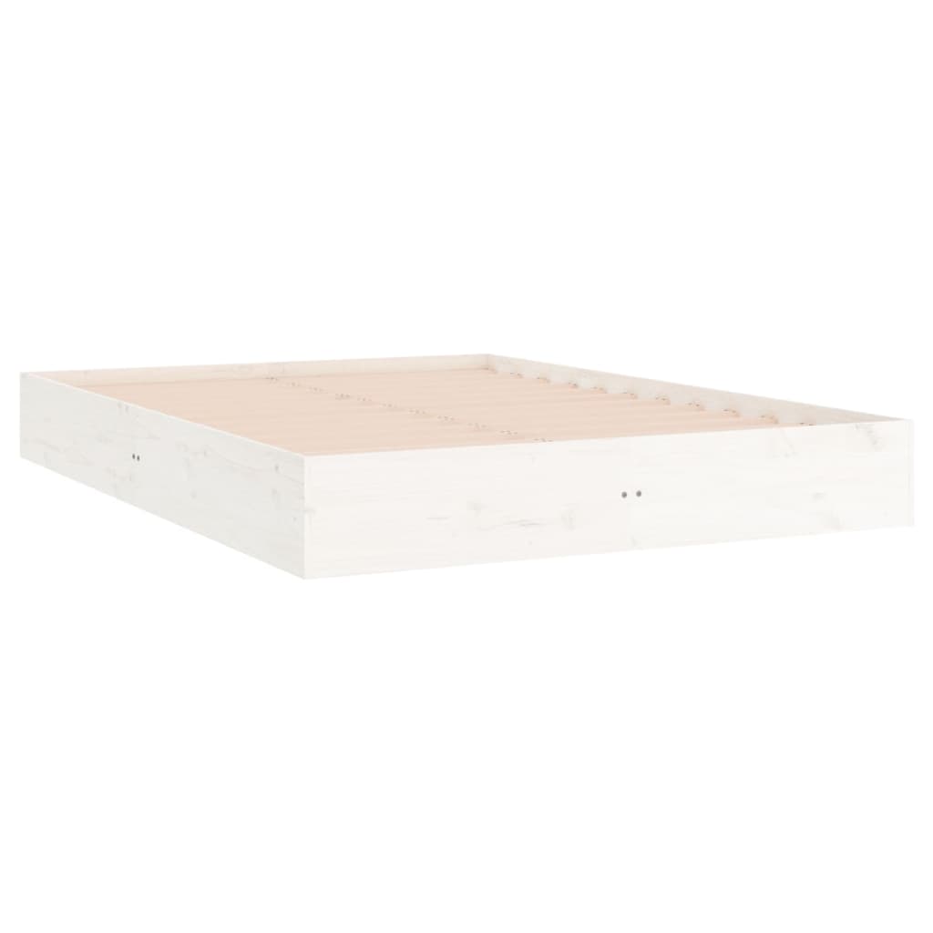 Sengeramme hvit heltre 150x200 cm 5FT King Size