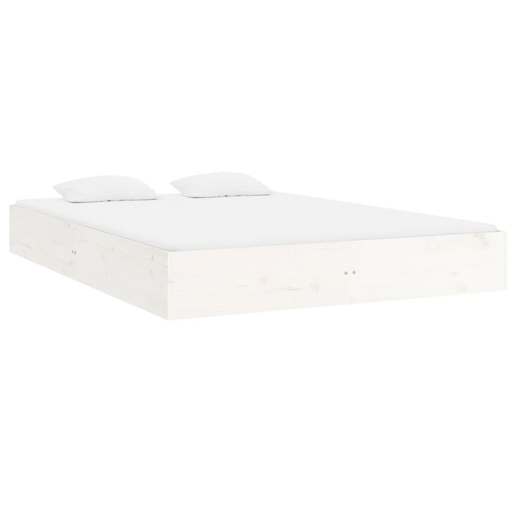 Sengeramme hvit heltre 150x200 cm 5FT King Size