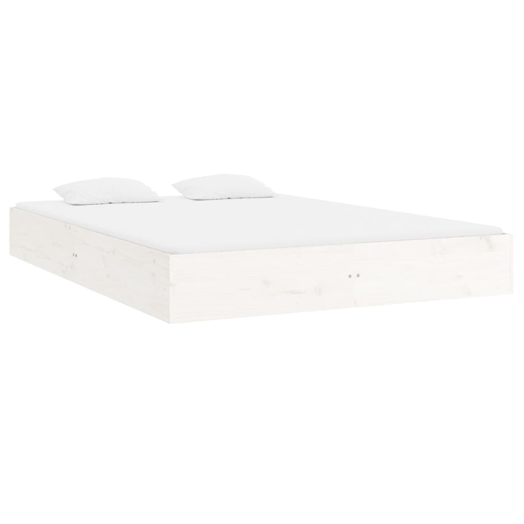 Sengeramme hvit heltre 140x200 cm