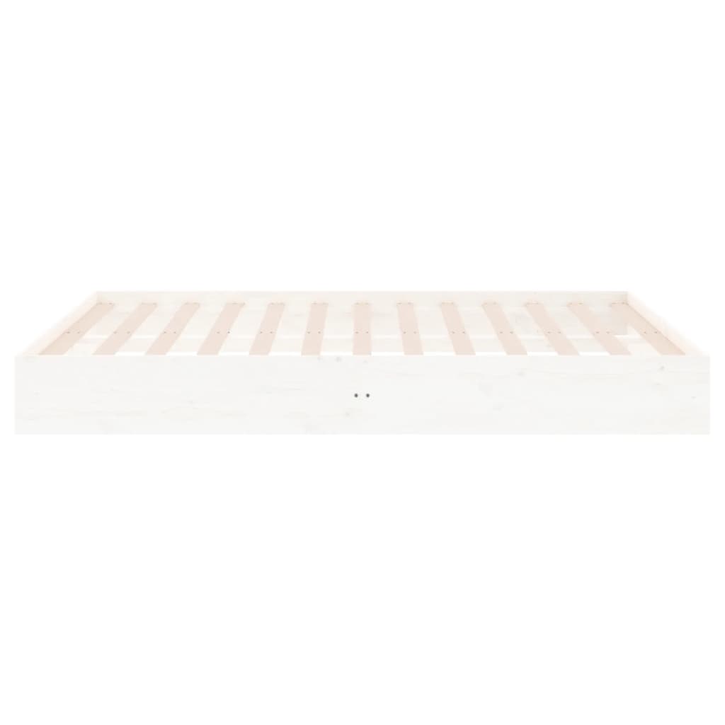Sengeramme hvit heltre 140x200 cm