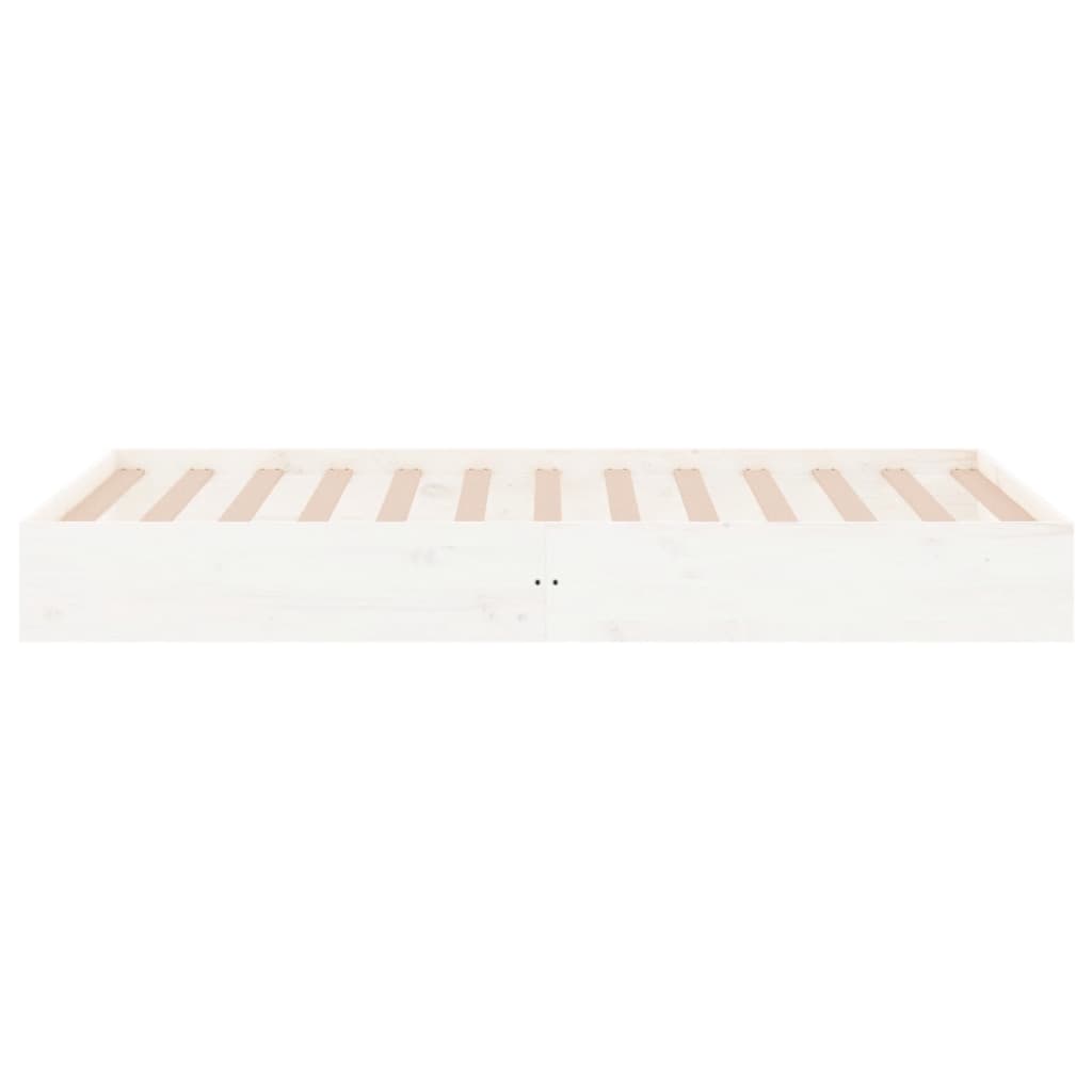 Sengeramme hvit heltre 90x200 cm
