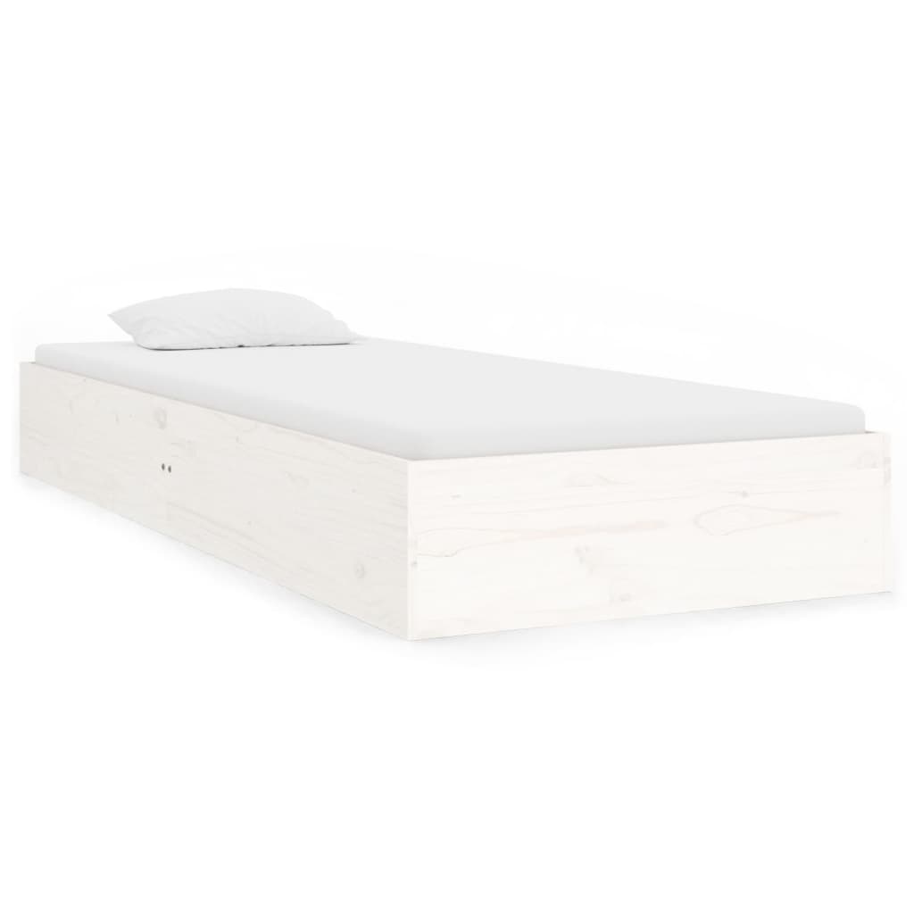 Sengeramme hvit heltre 75x190 cm 2FT6 Small Single
