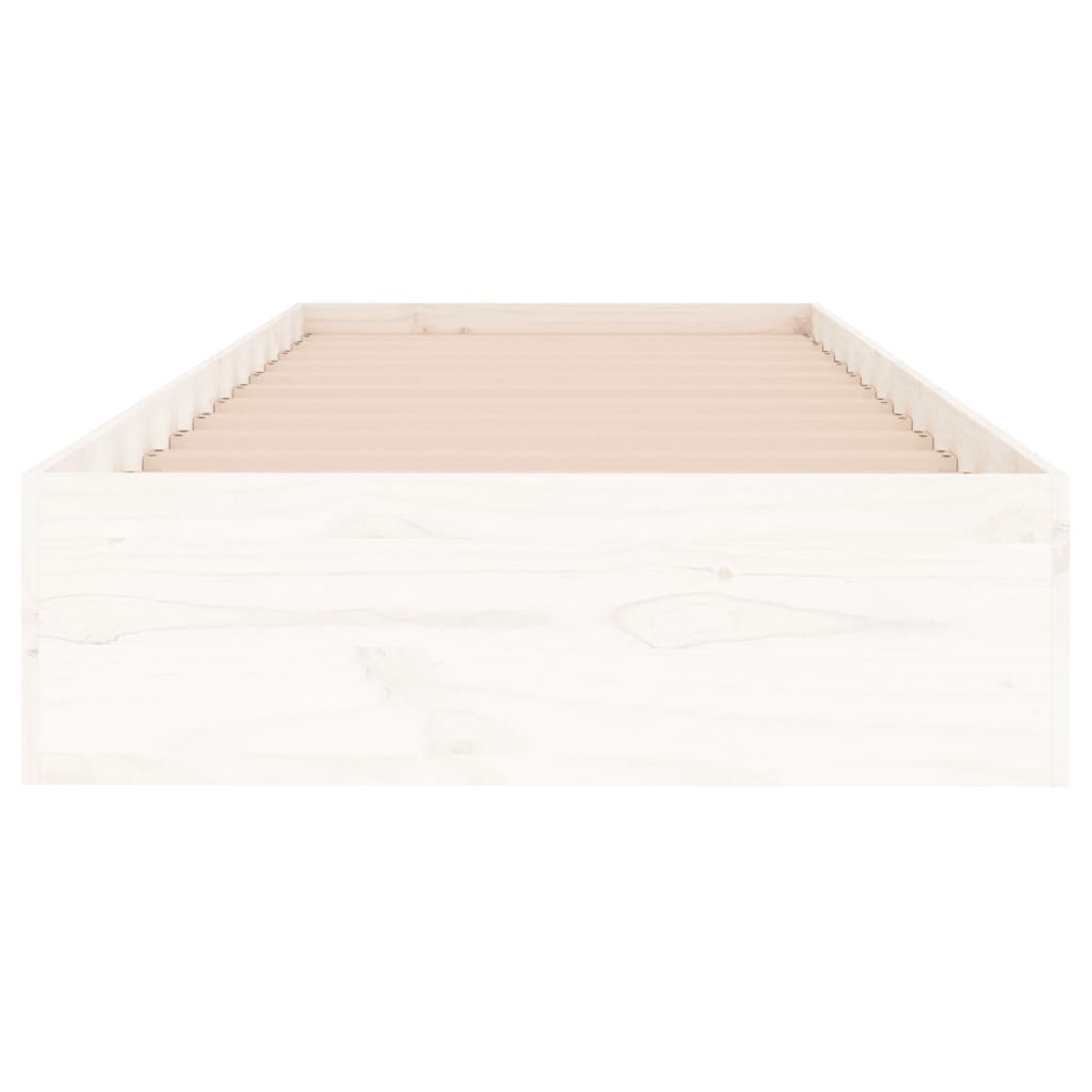 Sengeramme hvit heltre 75x190 cm 2FT6 Small Single