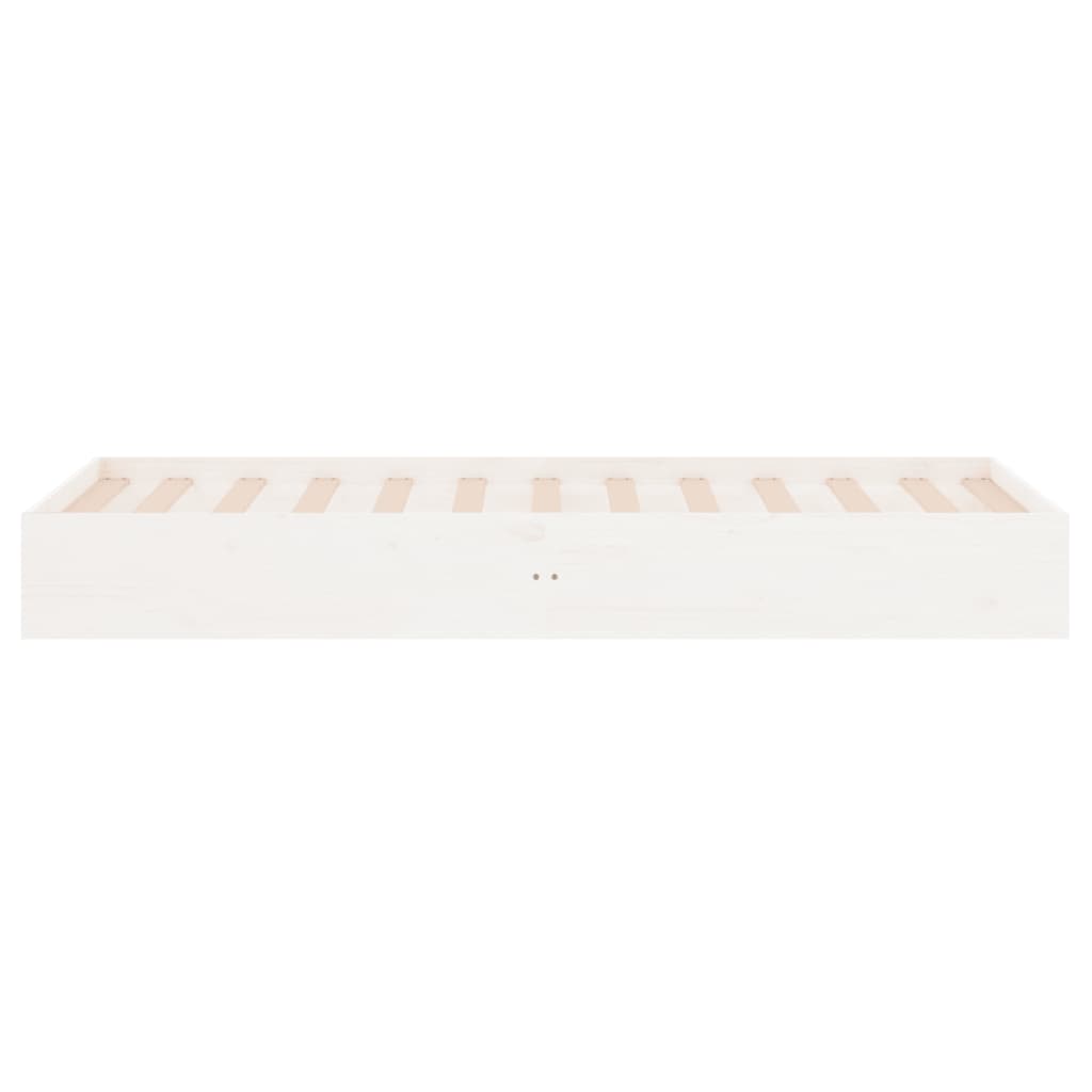 Sengeramme hvit heltre 75x190 cm 2FT6 Small Single