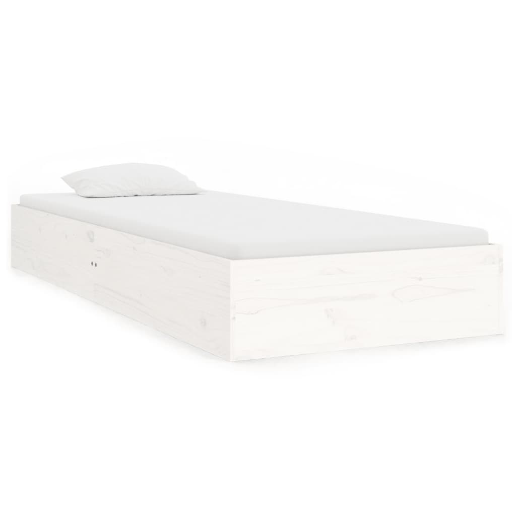 Sengeramme hvit heltre 90x190 cm 3FT Single