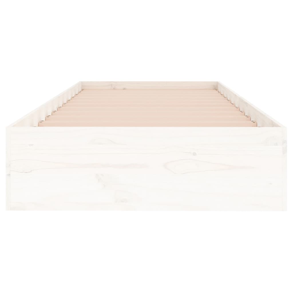Sengeramme hvit heltre 90x190 cm 3FT Single