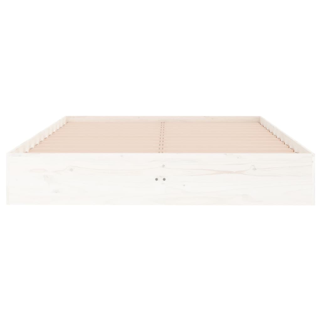 Sengeramme hvit heltre 140x190 cm