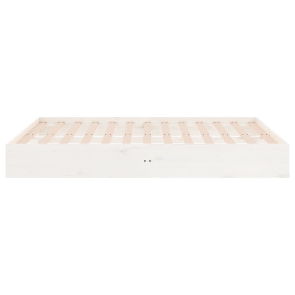 Sengeramme hvit heltre 140x190 cm