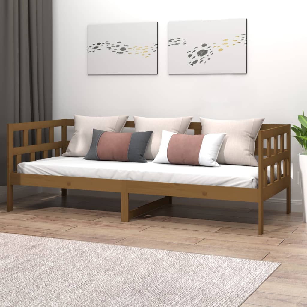 Dagseng honningbrun heltre furu 80x200 cm