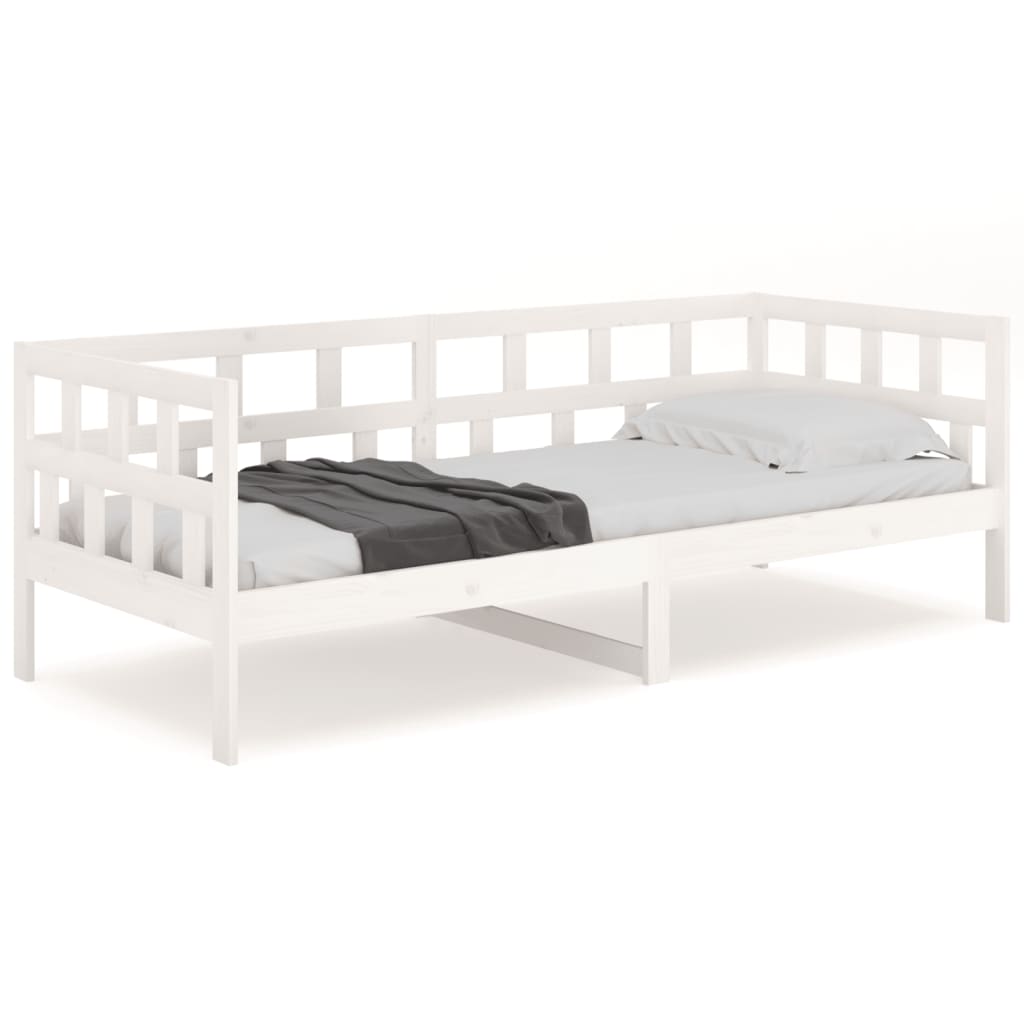 Dagseng hvit heltre furu 90x190 cm