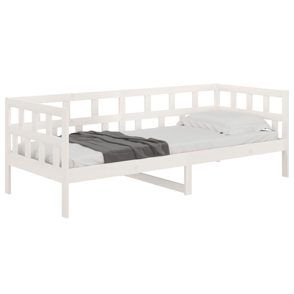 Dagseng hvit heltre furu 90x190 cm