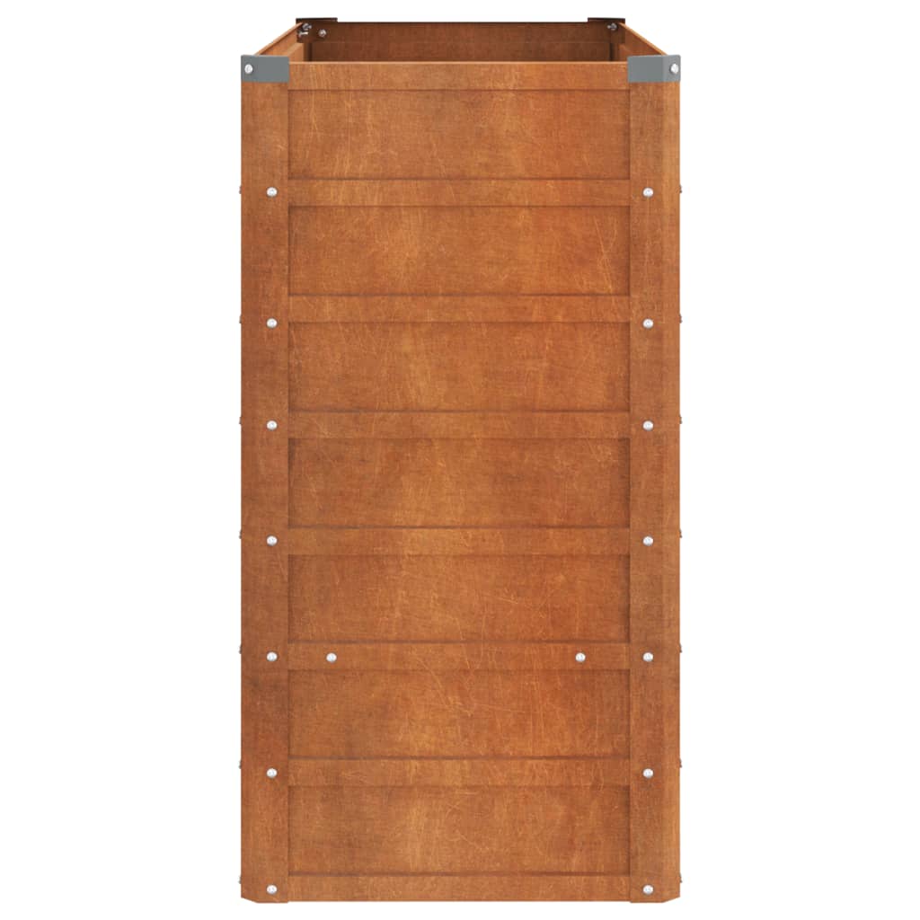 Høybed rust 100x40x77 cm cortenstål