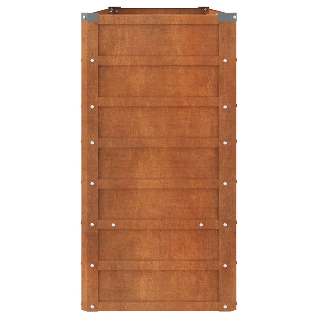 Høybed rust 160x40x77 cm cortenstål