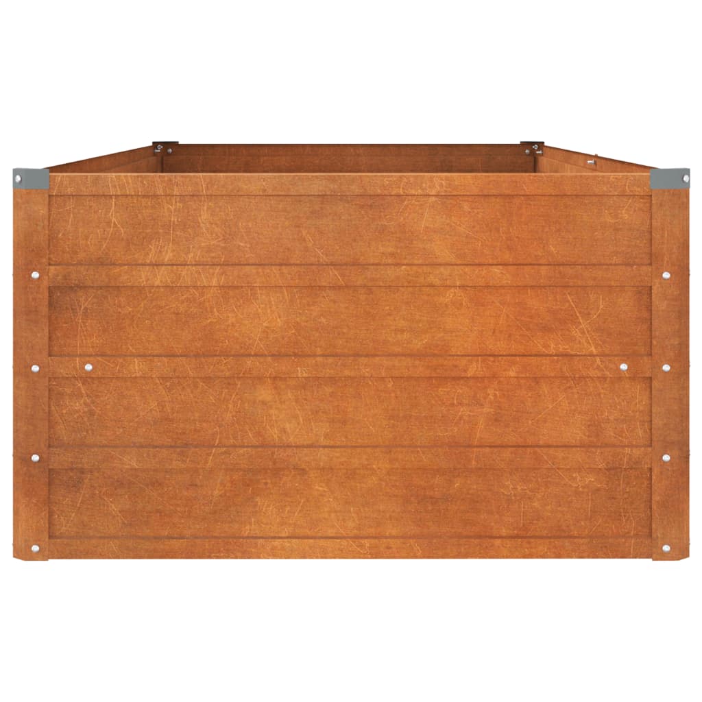 Høybed rust 160x80x45 cm cortenstål