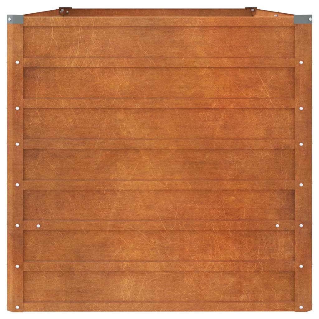 Høybed rust 160x80x77 cm cortenstål