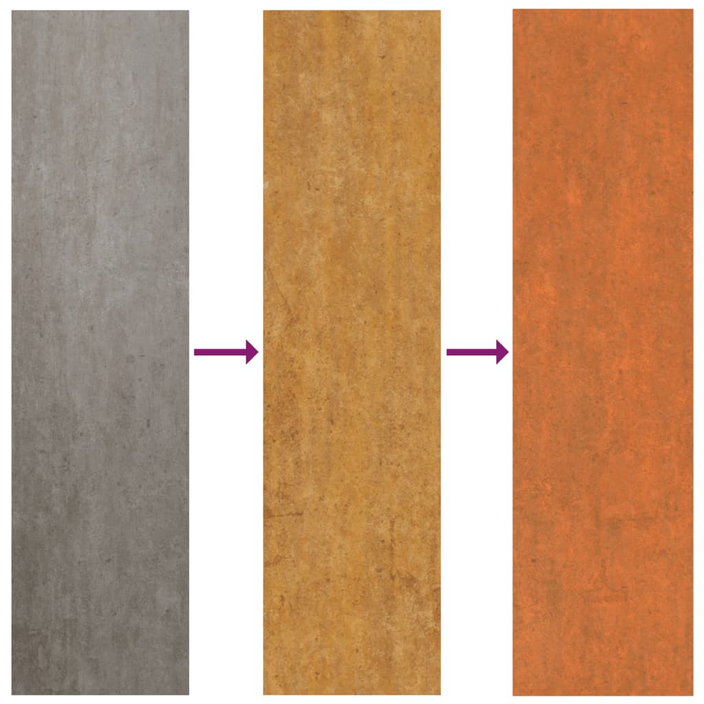 Høybed rust 160x80x77 cm cortenstål