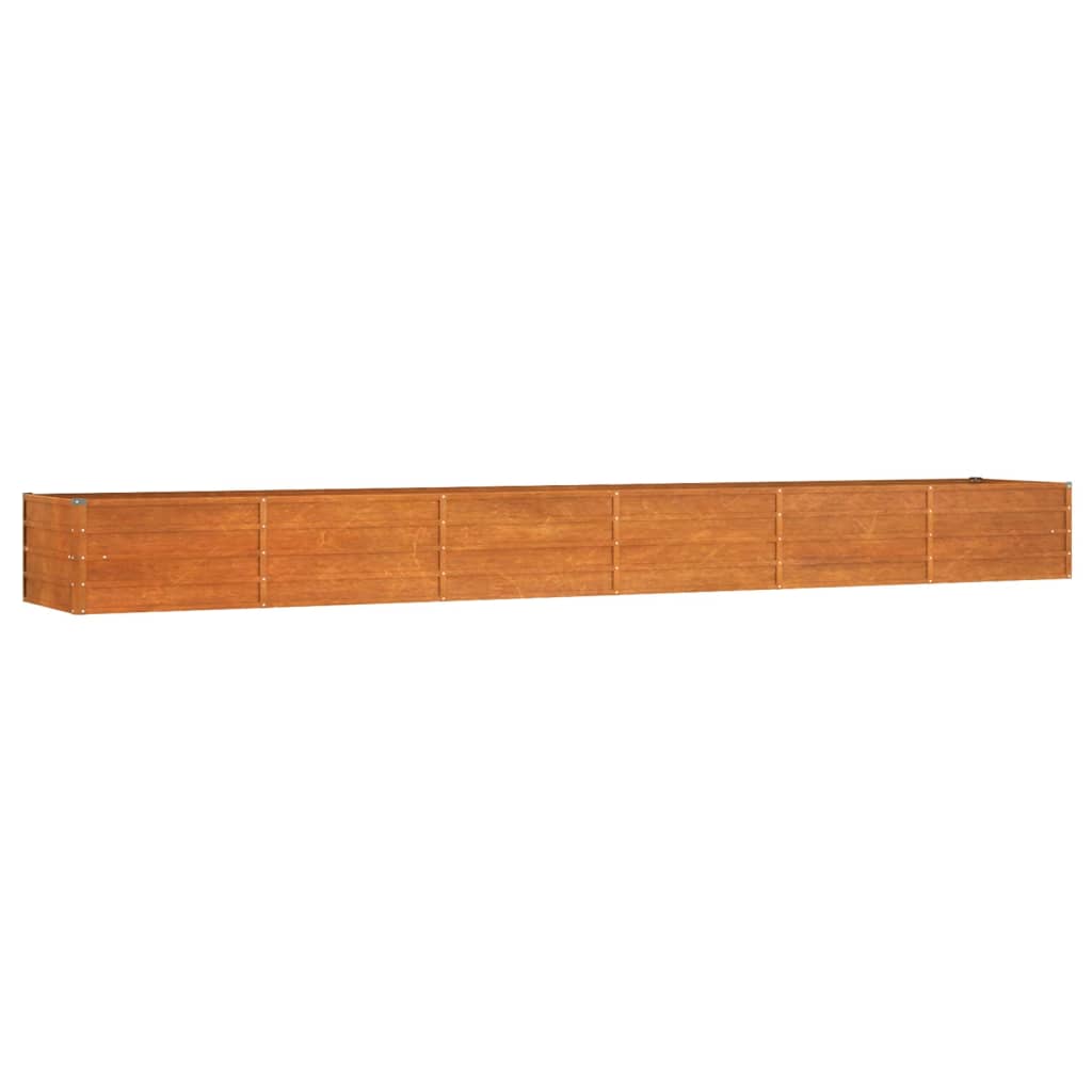 Høybed rust 480x80x45 cm cortenstål