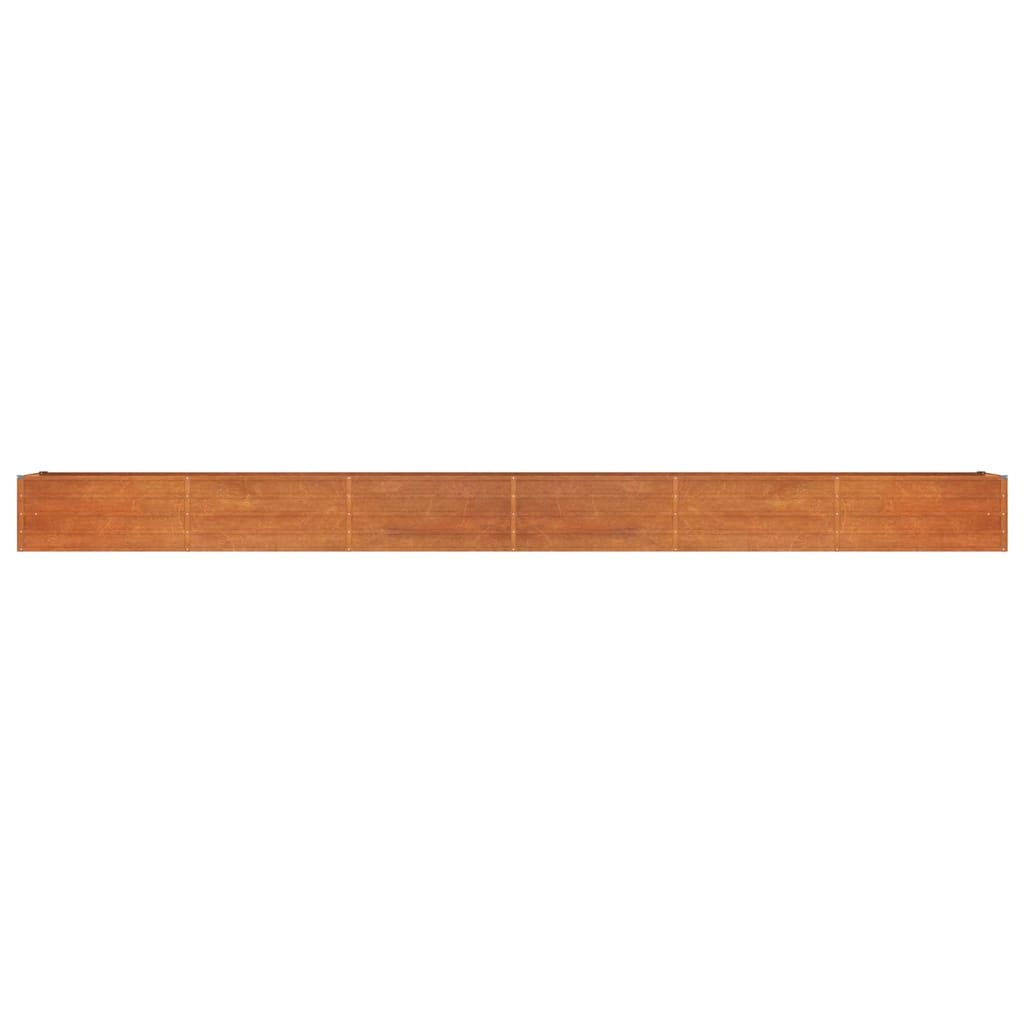 Høybed rust 600x80x45 cm cortenstål