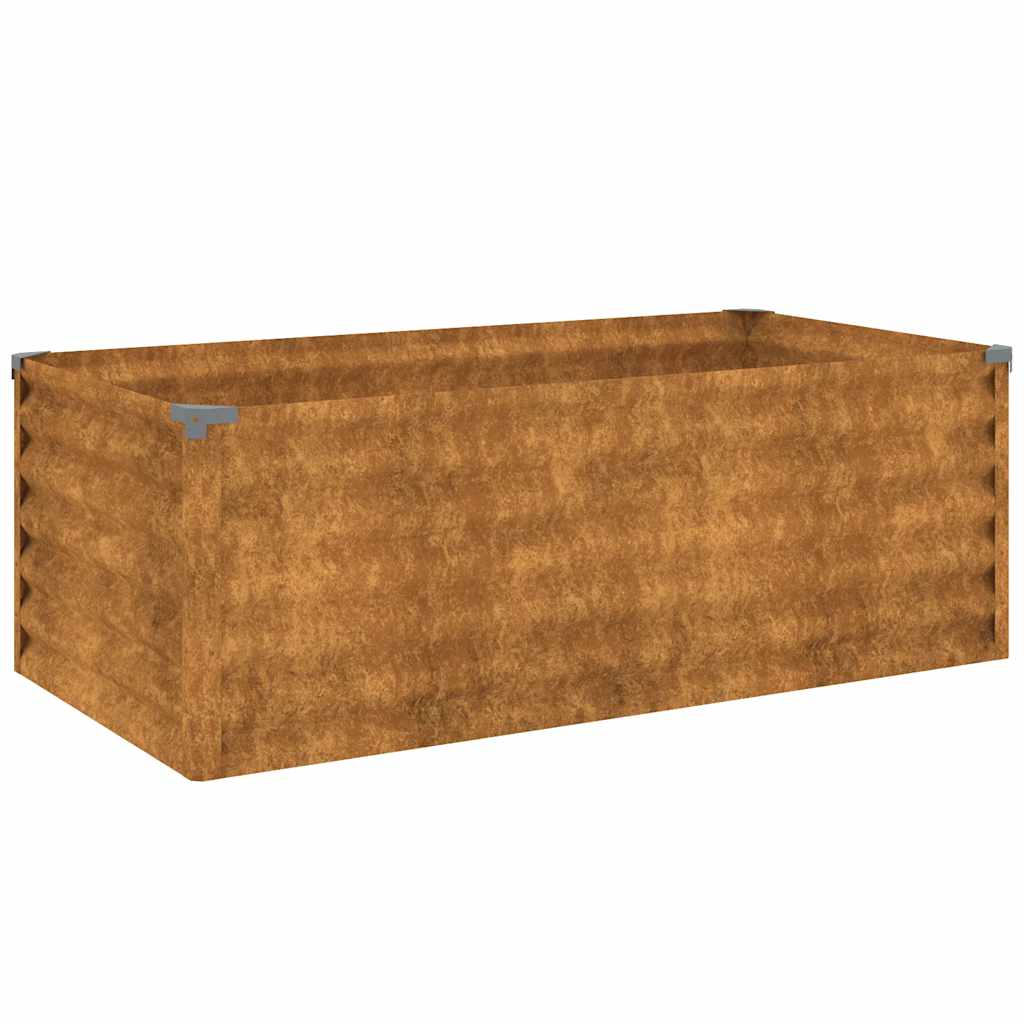Høybed 100x50x36 cm cortenstål