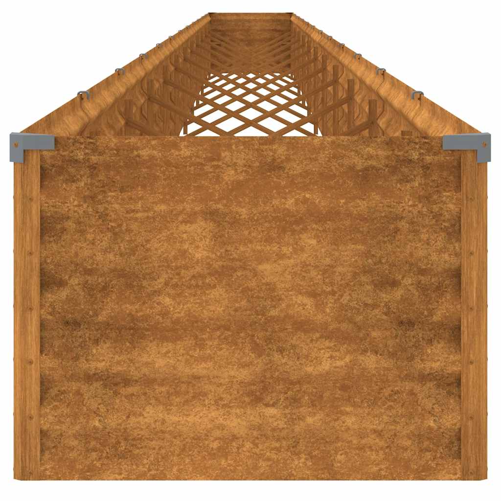 Høybed 1152x50x36 cm cortenstål
