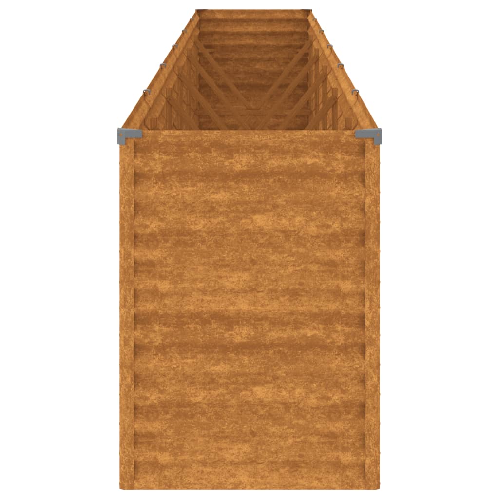 Høybed 578x50x69 cm cortenstål
