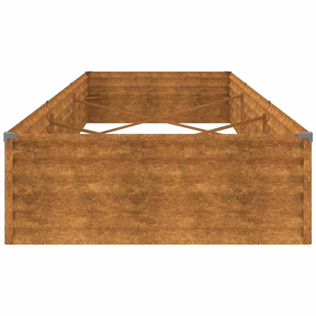 Høybed 291x100x36 cm cortenstål