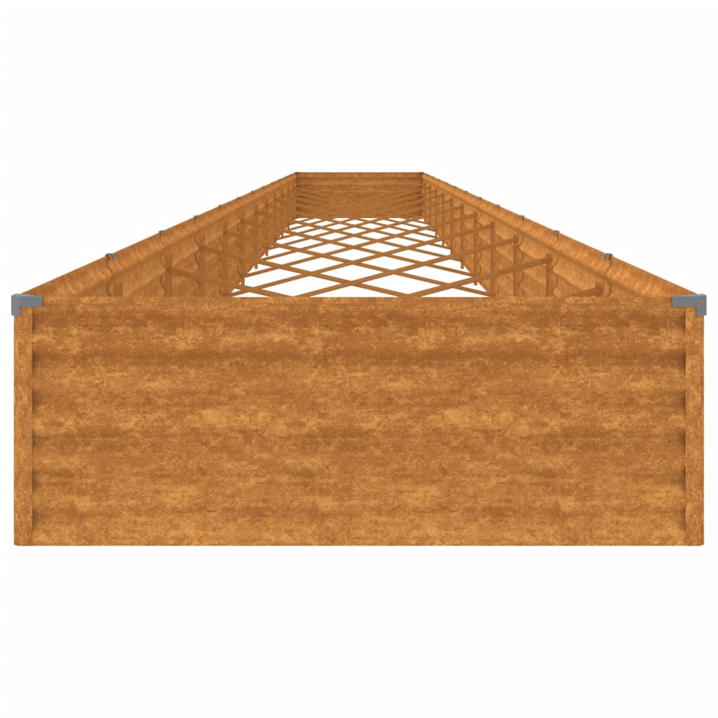Høybed 1150x100x36 cm cortenstål