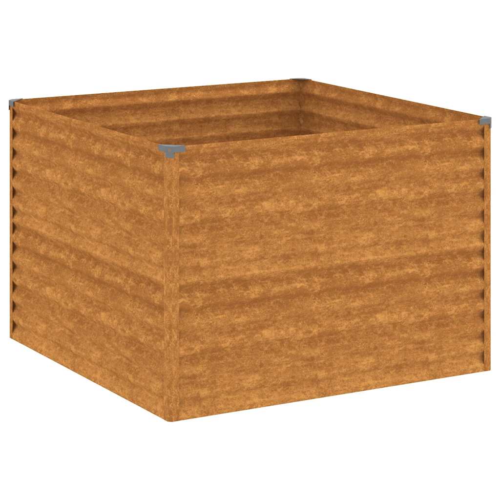 Høybed 100x100x69 cm cortenstål