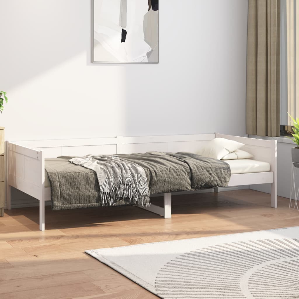 Dagseng hvit heltre furu 90x190 cm