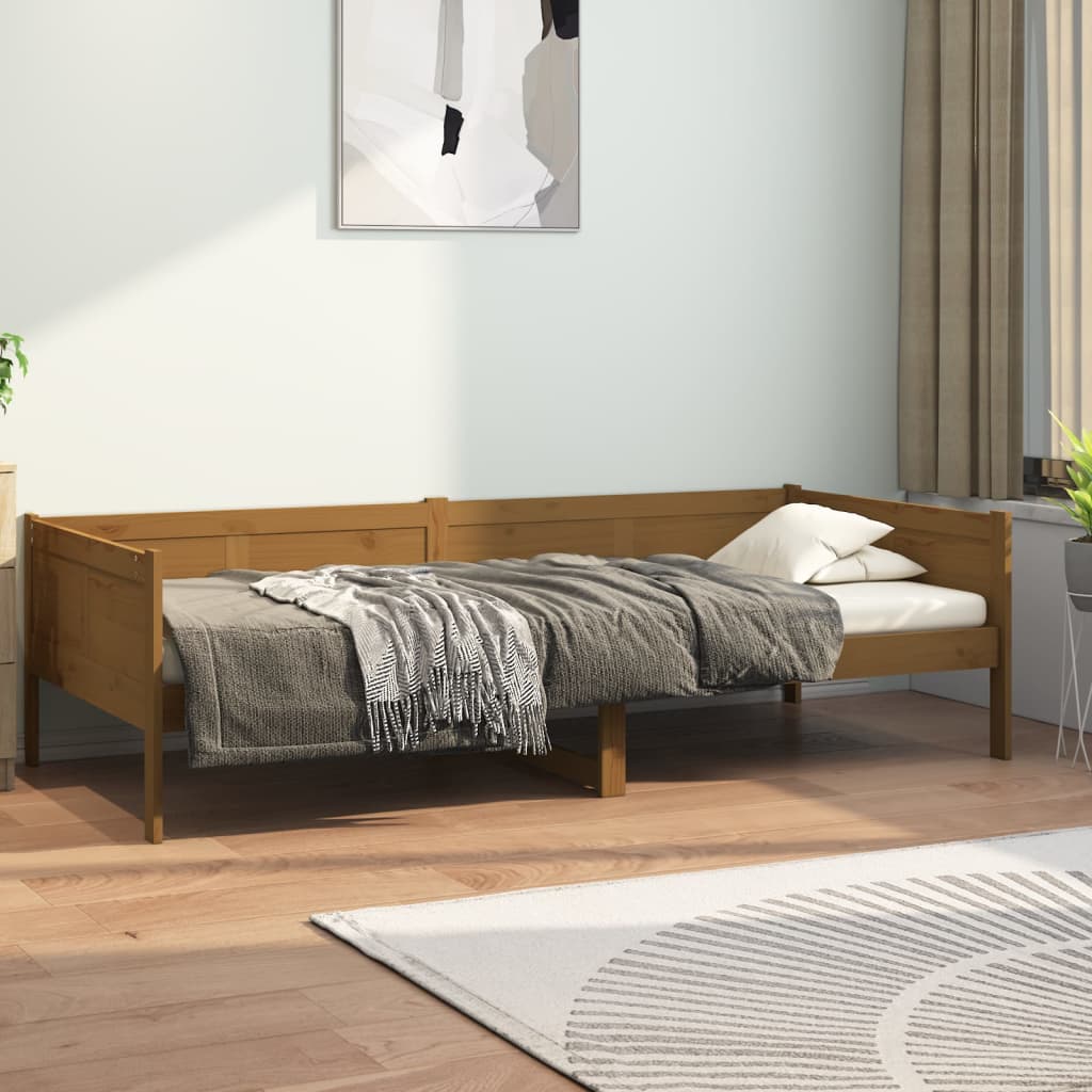 Dagseng honningbrun heltre furu 90x190 cm