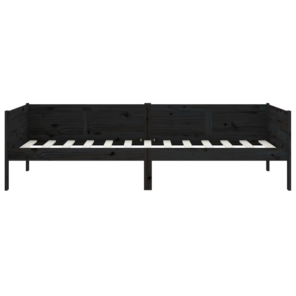 Dagseng svart heltre furu 90x190 cm