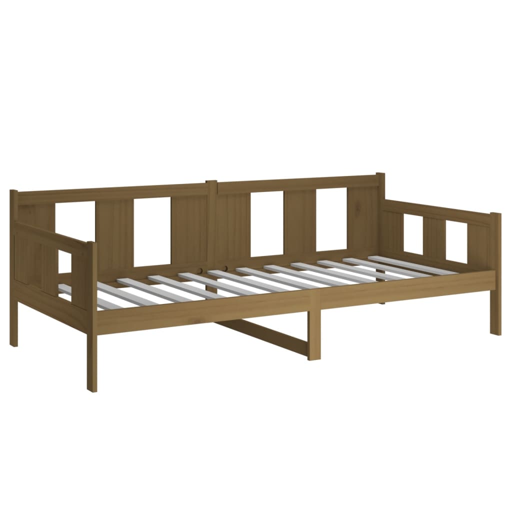 Dagseng honningbrun heltre furu 90x200 cm