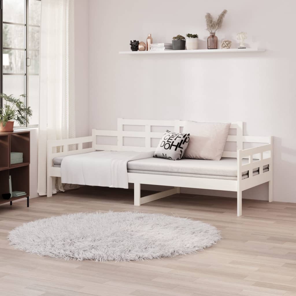 Dagseng hvit heltre furu 90x190 cm