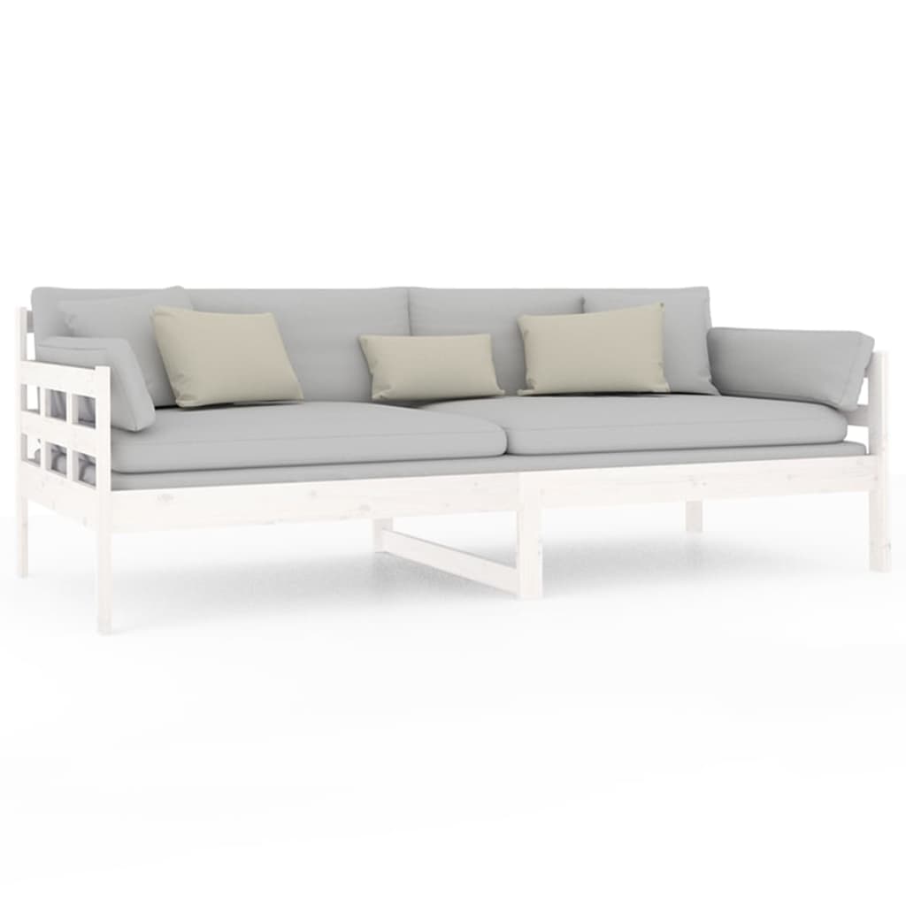 Dagseng hvit heltre furu 90x200 cm