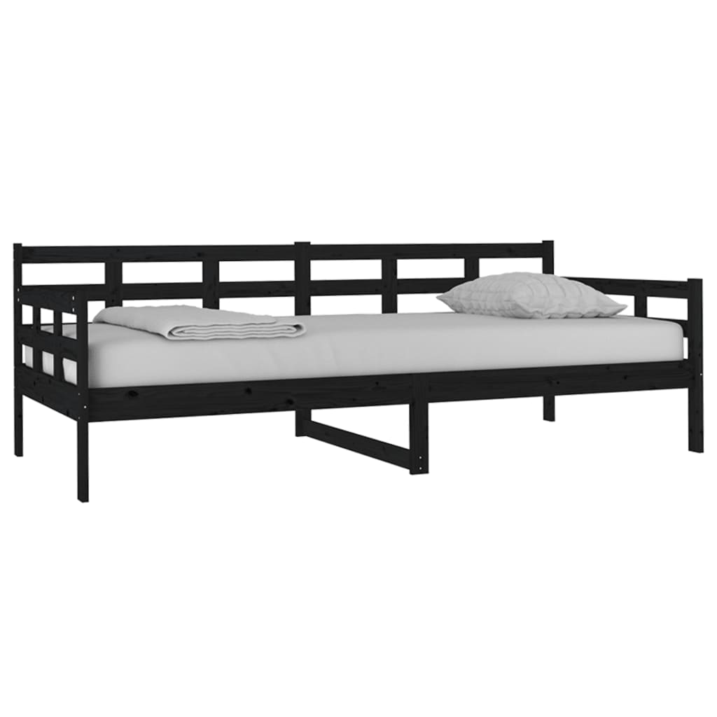 Dagseng svart heltre furu 90x200 cm