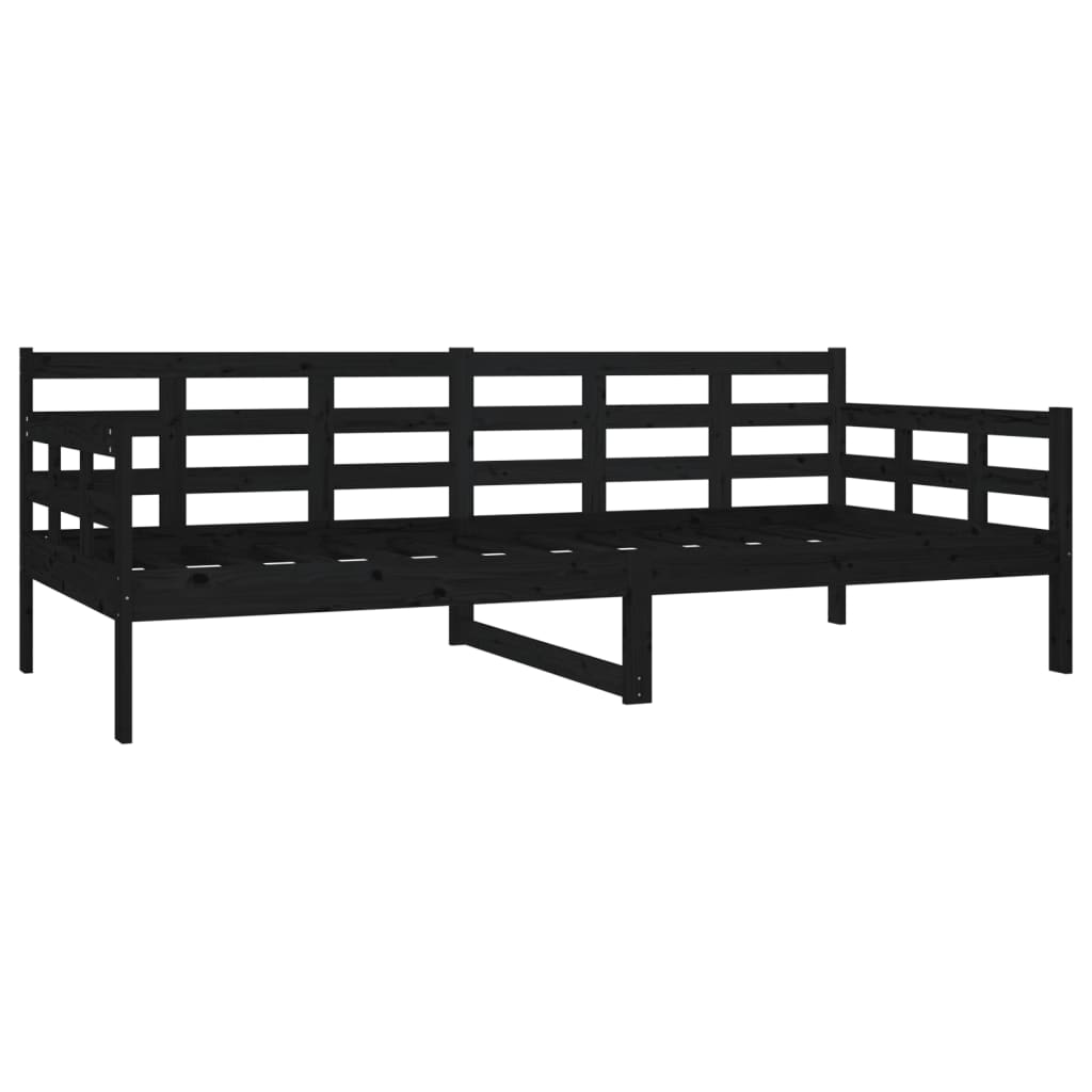 Dagseng svart heltre furu 90x200 cm