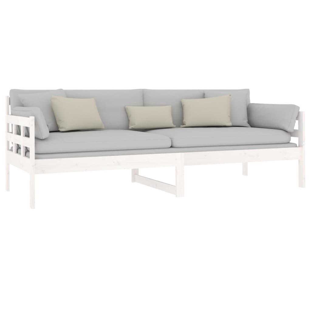 Dagseng hvit heltre furu 80x200 cm