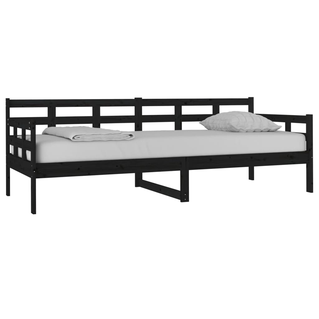 Dagseng svart heltre furu 80x200 cm