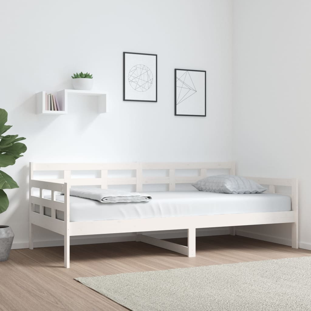 Dagseng hvit heltre furu 90x190 cm