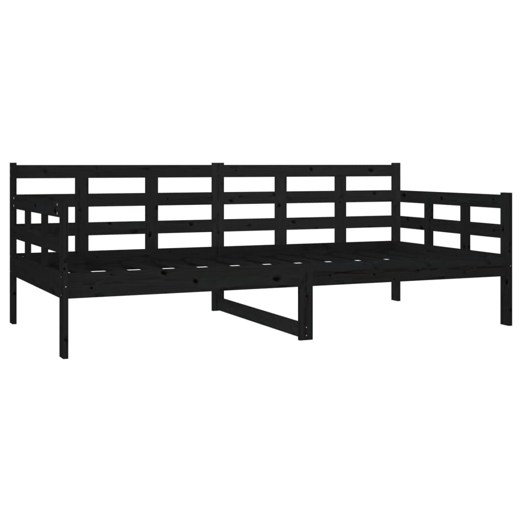Dagseng svart heltre furu 90x190 cm