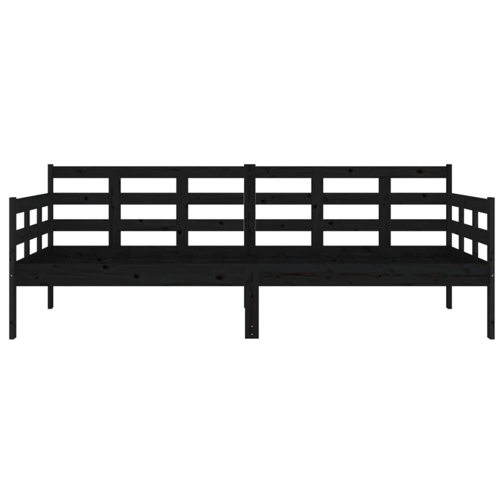 Dagseng svart heltre furu 90x190 cm