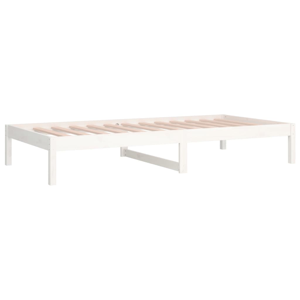 Dagseng hvit 90x200 cm heltre furu