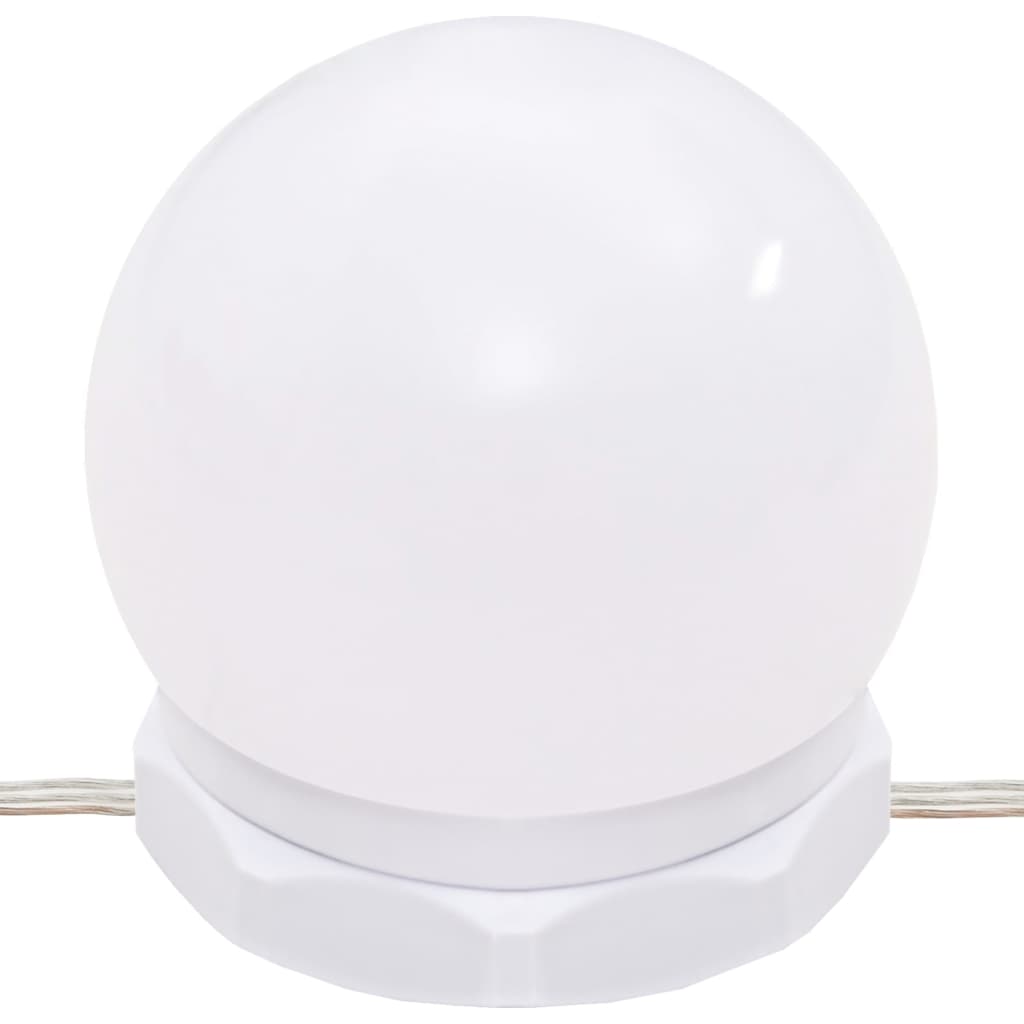Speilskap med LED brun eik 60x31,5x62 cm